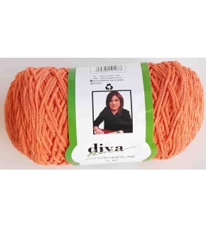 Çanta Aksesuar Turuncu Renk, İnce  Pamuk Makrome