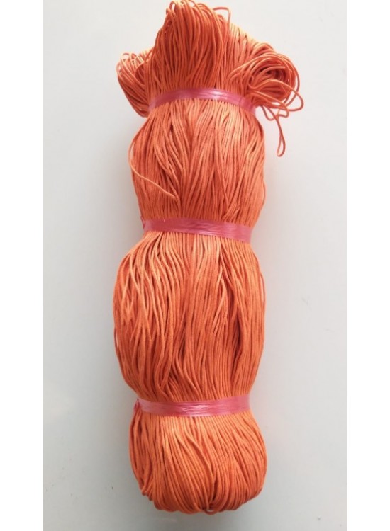 Çanta Aksesuar Turuncu Renk Mumlu Koton İp