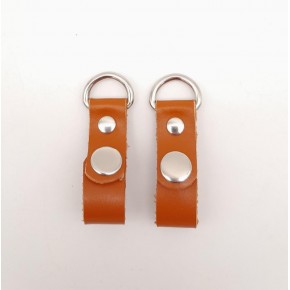 Çanta Aksesuar Turuncu Taba Gerçek Deri Çıtçıtlı Sapucu Böce Gümüş Metalli