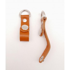 Çanta Aksesuar Turuncu Taba Gerçek Deri Çıtçıtlı Sapucu Böce Gümüş Metalli