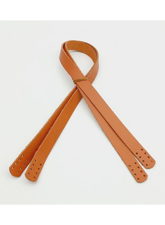 Çanta Aksesuar Turuncu Taba Renk Gerçek Deri 70X2.3 Cm Çift Sap Çanta Aksesuar Turuncu Taba Renk Gerçek Deri 70X2.3 Cm Çift Sap