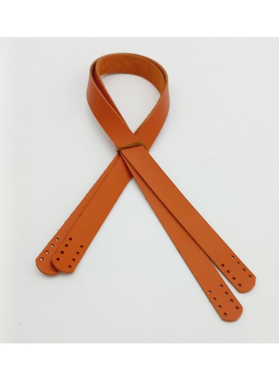 Çanta Aksesuar Turuncu Taba Renk Gerçek Deri 70X2 Cm Çift Sap Çanta Aksesuar Turuncu Taba Renk Gerçek Deri 70X2 Cm Çift Sap