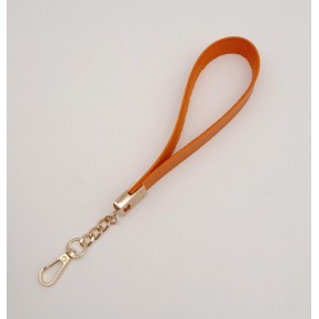 Çanta Aksesuar Turuncu Tek Kat Suni Deri Zincirli Elcik Light Gold Metal