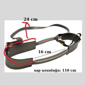 Çanta Aksesuar Tutma Saplı Model Çanta Yapım Aparatı Lacivert Renk Light Gold Metalli