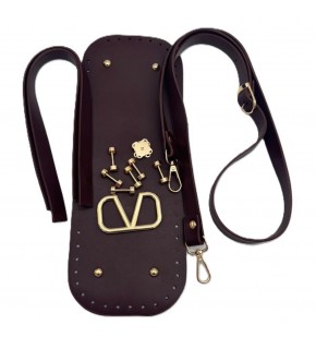 Çanta Aksesuar V Marka Çanta Yapım Seti Bordo Renk