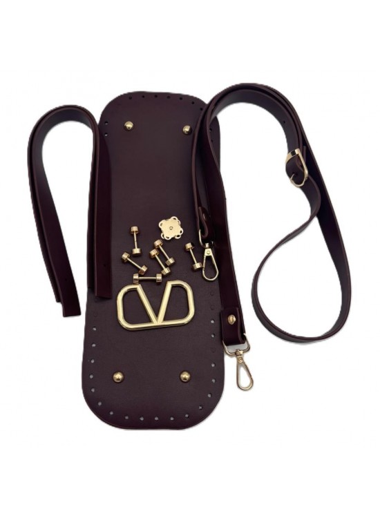 Çanta Aksesuar V Marka Çanta Yapım Seti Bordo Renk