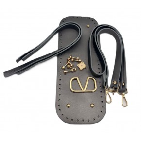 Çanta Aksesuar V Marka Çanta Yapım Seti Parlak Gri Renk