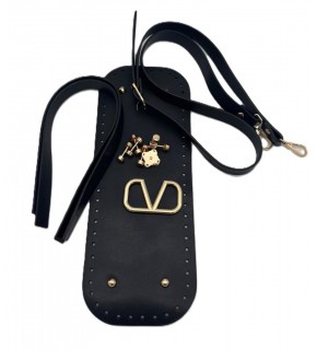 Çanta Aksesuar V Marka Çanta Yapım Seti Siyah Renk