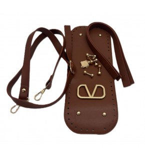 Çanta Aksesuar V Marka Çanta Yapım Seti Taba Renk