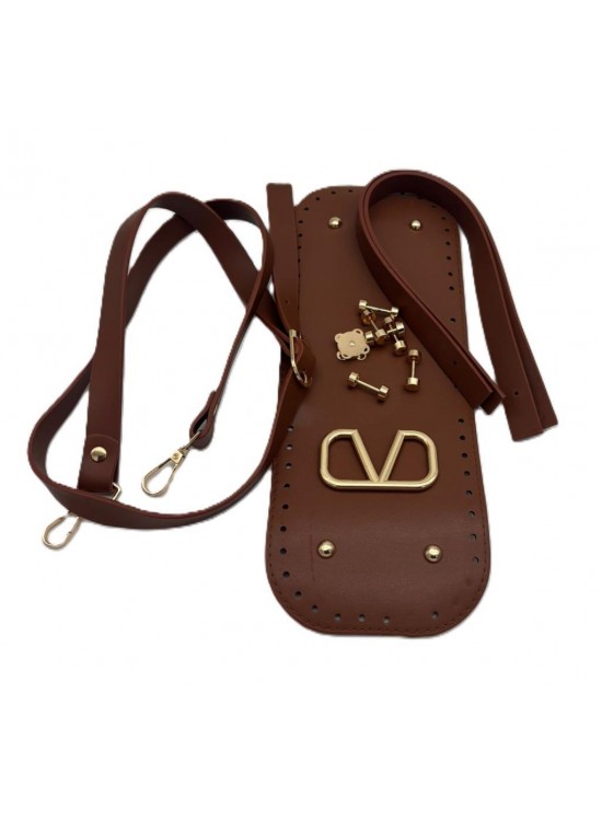 Çanta Aksesuar V Marka Çanta Yapım Seti Taba Renk