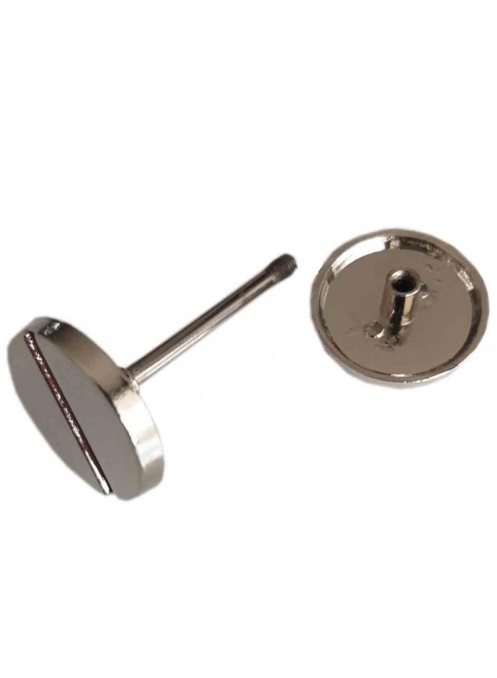 Çanta Aksesuar Vidalı Böce Gümüş Renk 3.5 Cm Örgü Çanta İçin