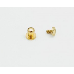 Çanta Aksesuar Vidalı Trok Rivet Light Gold Renk 1 Adet