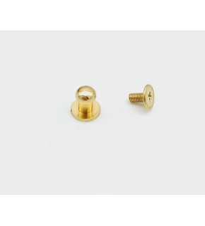 Çanta Aksesuar Vidalı Trok Rivet Light Gold Renk 1 Adet