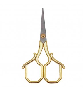 Çanta Aksesuar Vintage Makas 10 Cm Gold