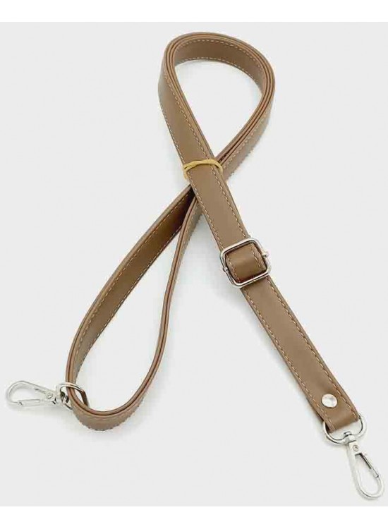 Çanta Aksesuar Vizon 125X2 Cm Çanta Sapı Sürgütlü Gümüş Metal