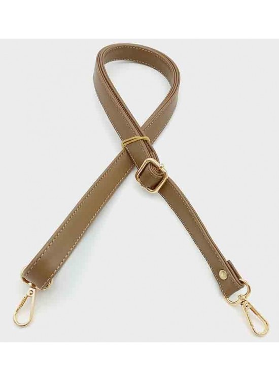 Çanta Aksesuar Vizon 125X2 Cm Çanta Sapı Sürgütlü Light Gold Metal