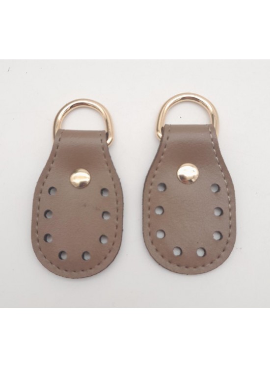 Çanta Aksesuar Vizon Çift Kat Dikişli Suni Deri Sapucu Böce Light Gold Metalli