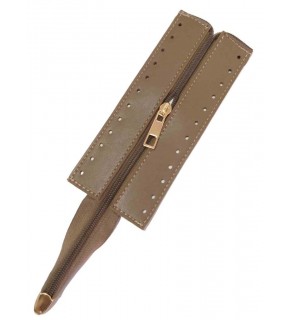 Çanta Aksesuar Vizon Renk 17 Cm Derili Fermuar