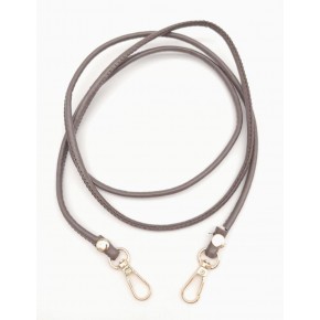 Çanta Aksesuar Vizon Renk 5 mm Suni Deri Spagetti Model Çanta Sapı Light Gold Metal