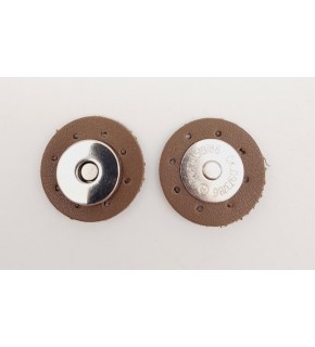 Çanta Aksesuar Vizon Suni Derili Mıknatıslı Çıtçıt Gümüş Metalli