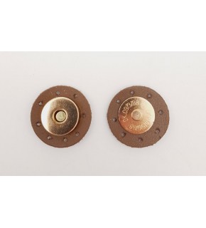 Çanta Aksesuar Vizon Suni Derili Mıknatıslı Çıtçıt Light Gold Metalli