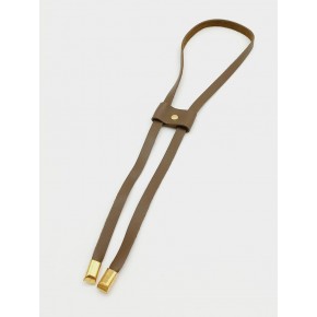 Çanta Aksesuar Vizon Tek Kat Suni Deri Büzgü Light Gold Metalli