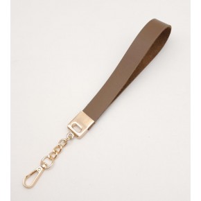 Çanta Aksesuar Vizon Tek Kat Suni Deri Zincirli Elcik Light Gold Metal