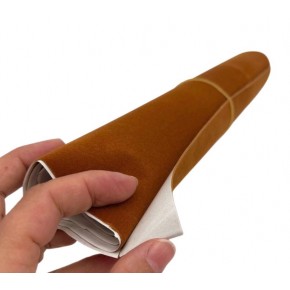 Çanta Aksesuar Yapışkanlı Taba Renk Nubuk Kumaş, Abiye Çanta  Kalıp Astarı