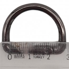 Çanta Aksesuar Yaylı D Halka Füme Renk 1 Adet