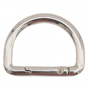 Çanta Aksesuar Yaylı D Halka Gümüş Renk 1 Adet