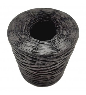 Çanta Aksesuar Yeni İthal Rafya İp 200gr (Siyah Renk)