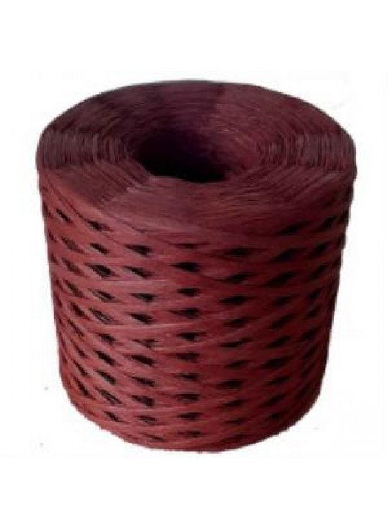 Çanta Aksesuar Yeni İthal Rafya İp (Bordo Renk)