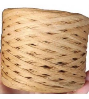 Çanta Aksesuar Yeni İthal Rafya İp (Koyu Hasır Renk)