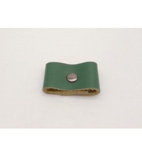 Çanta Aksesuar Yeşil Gerçek Deri Büzgülük Füme Metalli