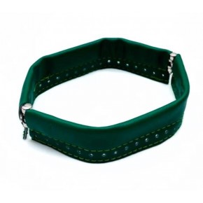 Çanta Aksesuar Yeşil Renk Derili Metal Çanta Ağzı 18 Cm