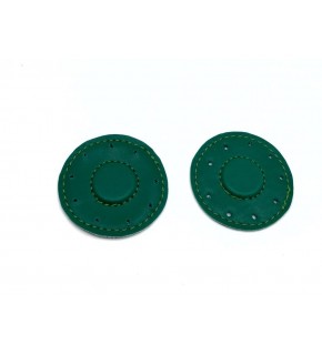 Çanta Aksesuar Yeşil  Suni Derili Yuvarlak  Gizli  Mıknatıs