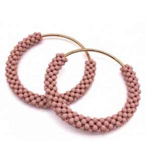 Çanta Aksesuar Yuvarlak Purdra  Boncuklu  Light Gold Renk  Metal Çanta Sapı