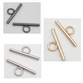 Çanta Aksesuar Zincir Uçları İçin Füme Renk T Metal