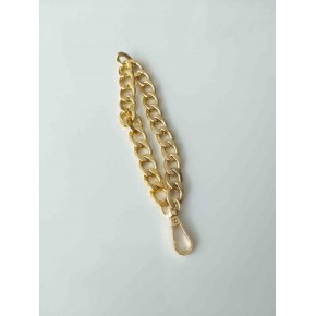 Çanta Aksesuar Zincirli Elcik Light Gold