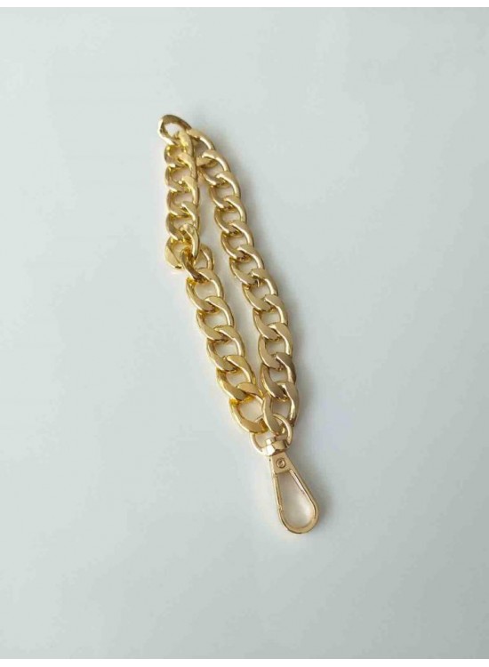 Çanta Aksesuar Zincirli Elcik Light Gold