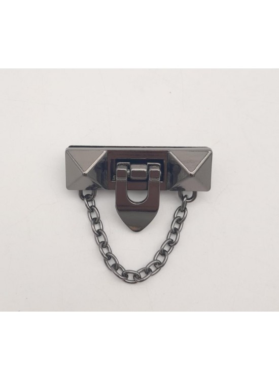 Çanta Aksesuar Zincirli Füme Kilit