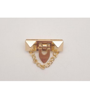 Çanta Aksesuar Zincirli Light Gold Kilit