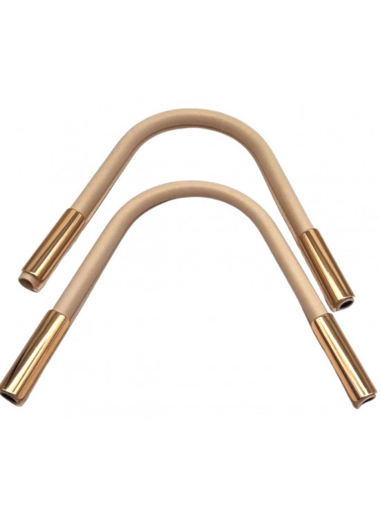 Çanta Aksesuar ZT Model Suni Derili Metal Çanta Sapı Krem Renk Light Gold Metal Çanta Aksesuar ZT Model Suni Derili Metal Çanta Sapı Krem Renk Light Gold Metal