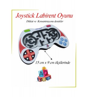 Ankebut Ahşap Renkli Labirent Oyun Konsolu