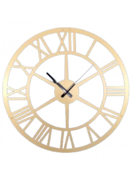Ankebut Oyuncak Dekoratif Gold Roma Rakamlı Duvar Saati