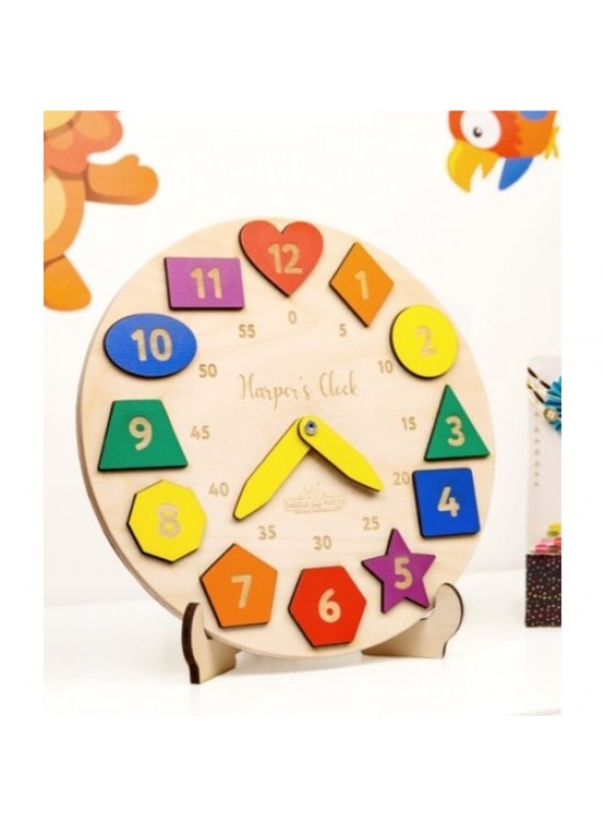 Ankebut Oyuncak Saat Sayı Renk ve Şekilleri Öğreniyorum