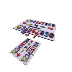 Ankebut Sayılar ve Matematik İşaretleri Puzzle