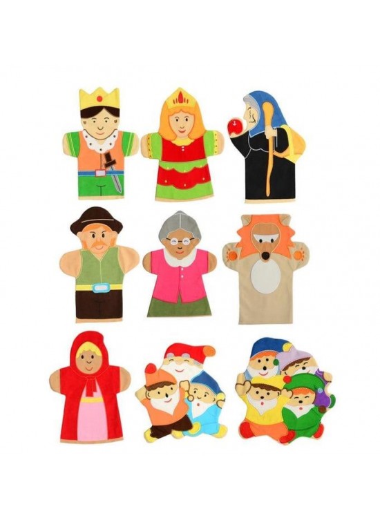 Anki Toys Masal Kahramanları Kukla Seti 9 lu And-5004