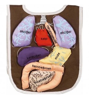 Anki Toys Cırtlı Eğitici Organ Önlüğü And-5011