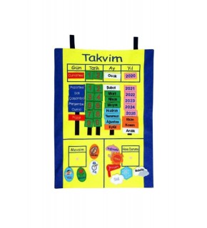 Anki Toys Cırtlı Takvim Pano And-5121